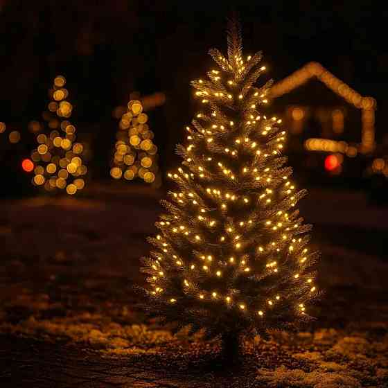 Гірлянда Нитка 30 м 300 LED жовтий провод Київ