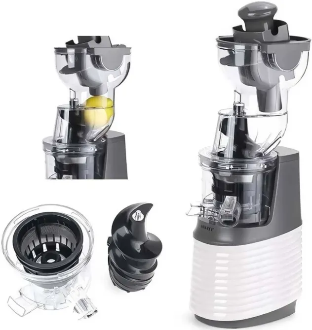 Соковитискач комбінований Sokany JE-32 300 Вт, 6-лопатеві леза, чаша, що не б'ється, захист від крапель Одеса - фото 6