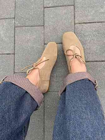 SEE SEVEN Балетки жіночі SEE SEVEN 1770 пісочна (весна-осінь, замша натуральна) (5847) Коломия