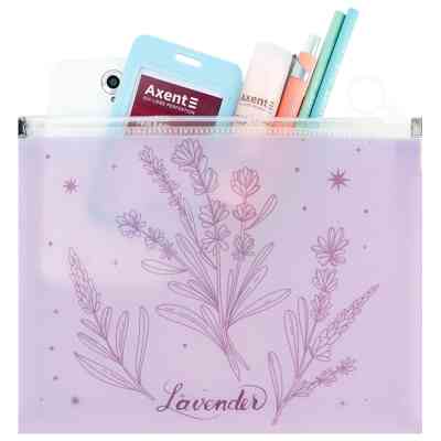 Папка на блискавці Axent zip-lock А5 Lavender-2 (1498-37-A) Вінниця
