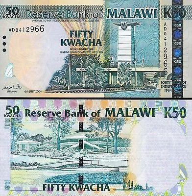 Малави / Malawi I COMMEMORATIVE 50 KWACHA 2004 Unc Полтава - изображение 1