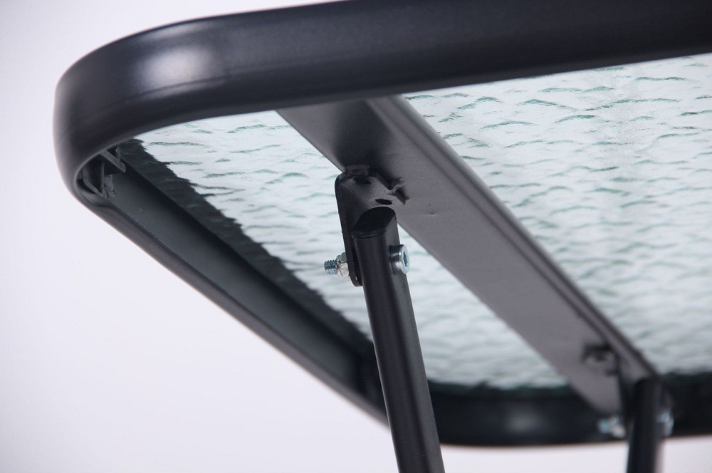 Садовий стіл складний Wave Скло Чорний Київ - фото 8