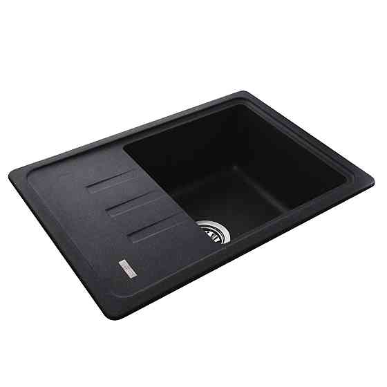 Гранітна мийка Globus Lux MONO графіт 620х435мм-А0001 Київ