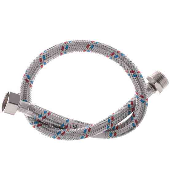 Гнучкий шланг для підключення води гайка 1/2'' - Штуцер 1/2'' (50 см) Zerix (ZX1562)   ( 23286 ) Харків