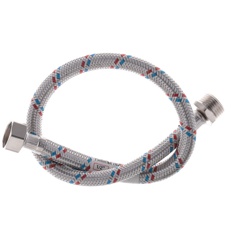 Гнучкий шланг для підключення води гайка 1/2'' - Штуцер 1/2'' (50 см) Zerix (ZX1562)   ( 23286 ) Харьков - изображение 3