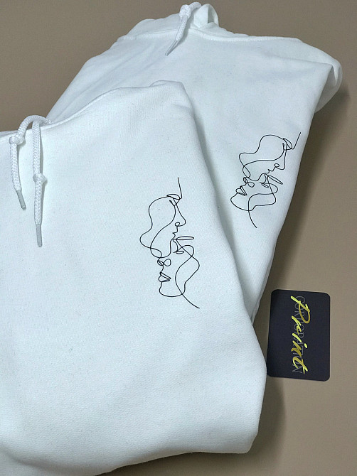 Парні теплі толстовки для закоханих з АРТ КАРТИНКОЮ Чернівці - фото 3