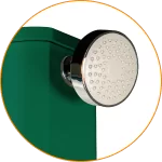 Душ солнечный Aquaviva Big Jolly алюминиевый с мойкой для ног зеленый A320/6016. 35 л Киев