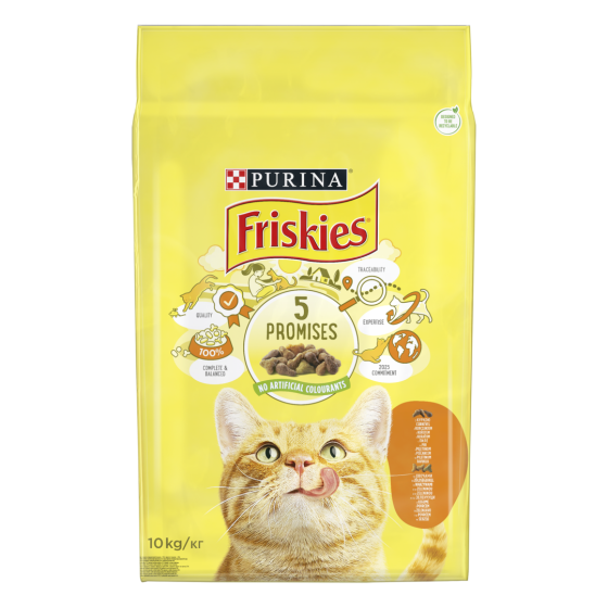 Сухий корм Фріскіс Friskies для котів з куркою та овочами 10 кг Вінниця