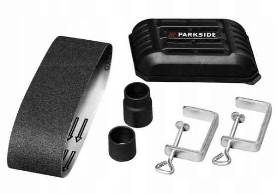 Ленточная шлифовальная машина с 2 зажимами Parkside (PBSD 900 A2) 900 Вт Нововолынск