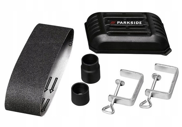 Ленточная шлифовальная машина с 2 зажимами Parkside (PBSD 900 A2) 900 Вт Нововолынск - изображение 5