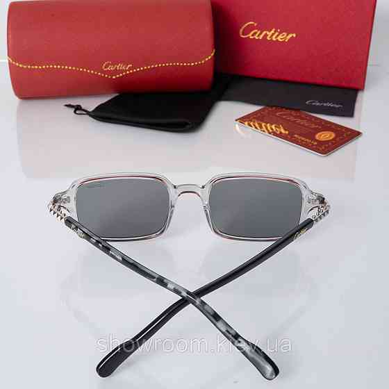 Женские стильные солнцезащитные очки Cartier (9121) Киев