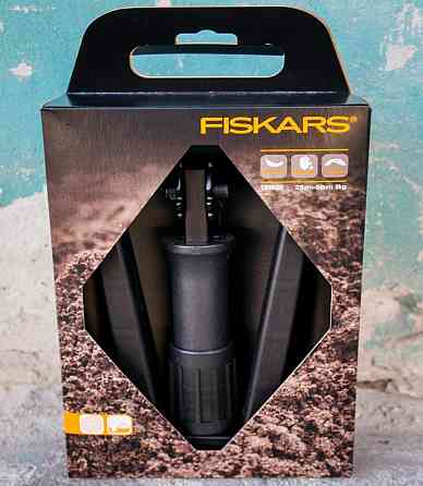 Універсальна Складна Лопата з чохлом Fiskars (1000621/131320) Сталь Нововолинськ