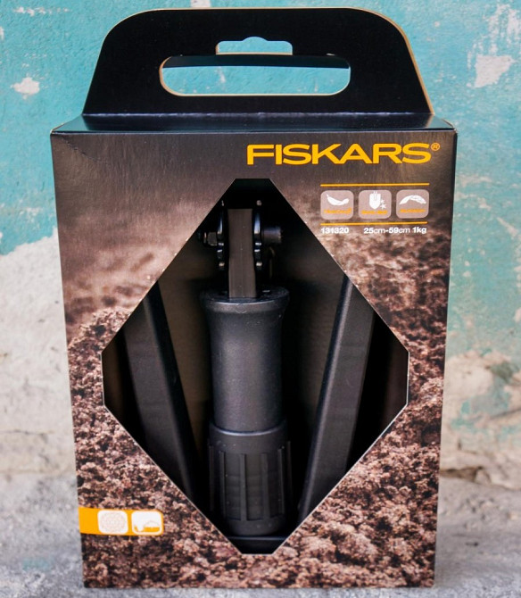 Универсальная Складная Лопата с чехлом Fiskars (1000621/131320) Сталь Нововолынск - изображение 5