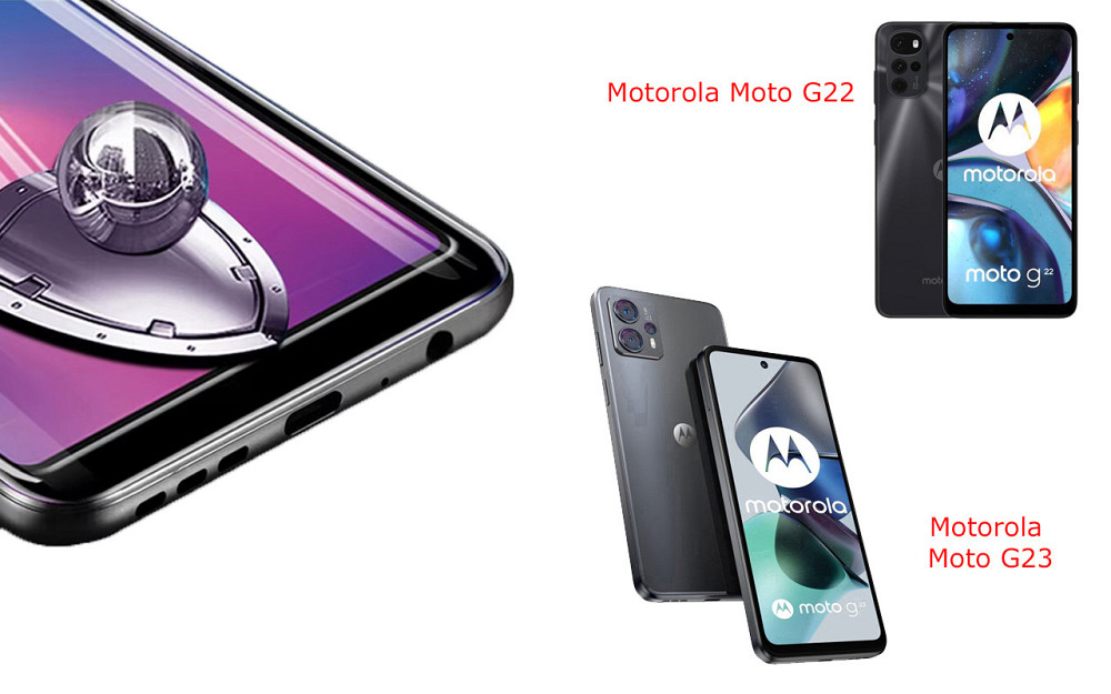 Захисне скло DefenzoGlass для Motorola Moto G22, Moto G23 – подвійна міцність Київ - фото 2