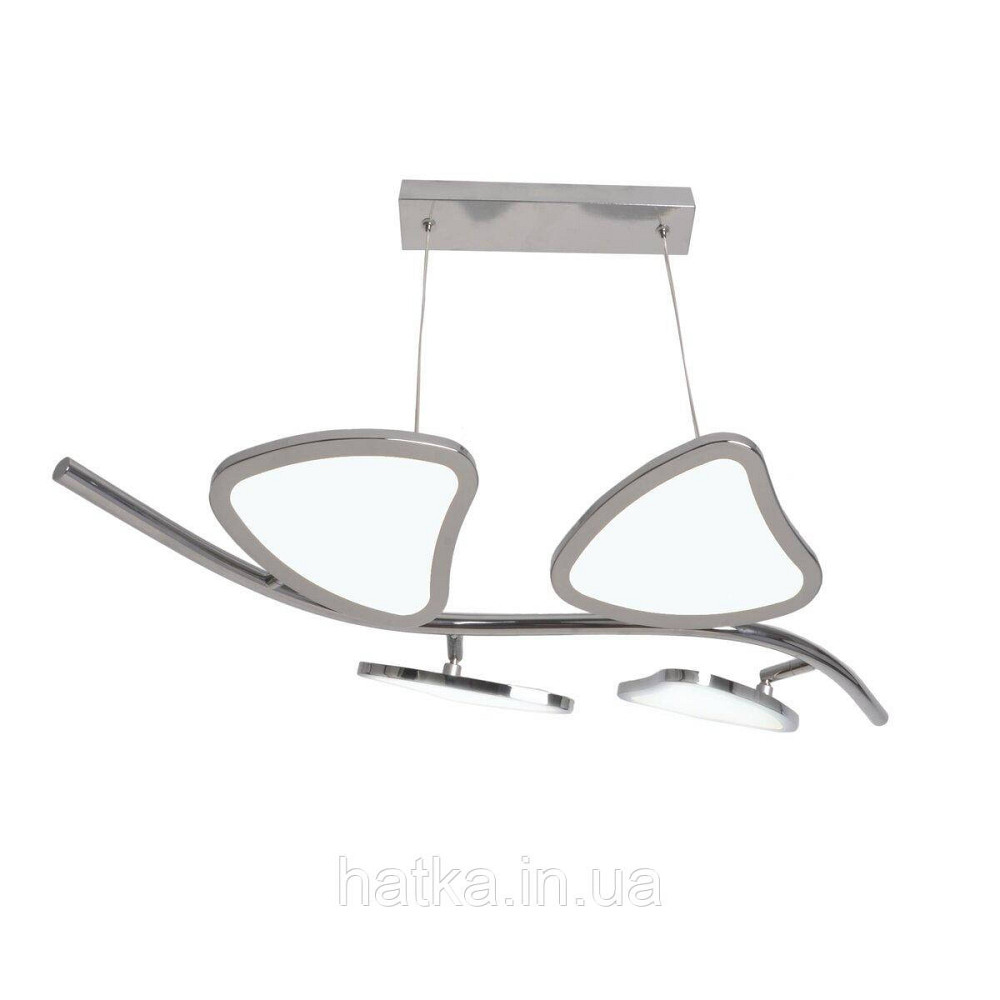 Люстра підвісна світлодіодна пелюстки біла Sirius 2901-4P (64W) Київ - фото 5