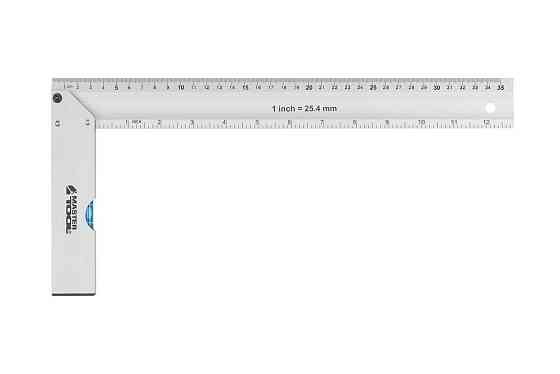 MASTERTOOL Кутник будівельний алюмінієвий MASTERTOOL 350 мм ручка Al з капсулою 0,5 мм/1м 30-43 Київ