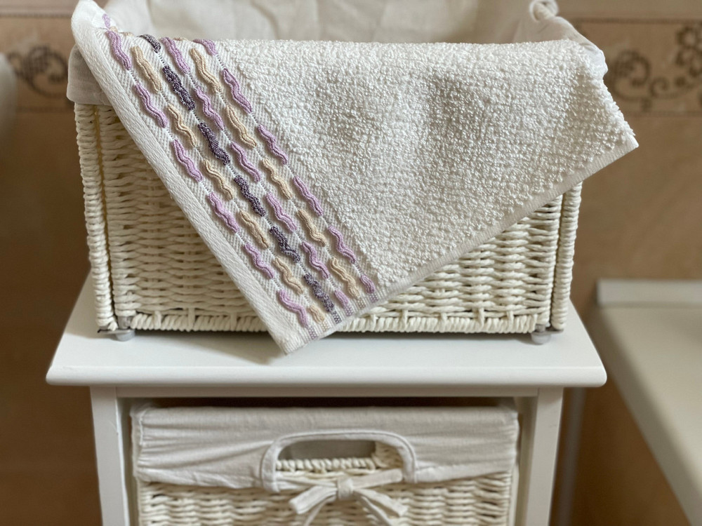 Ecotton Комплект рушників Ecotton 30х50 см махрові 6 шт. серветки для рук 380 г/м² фіолетовий Коломия - фото 1