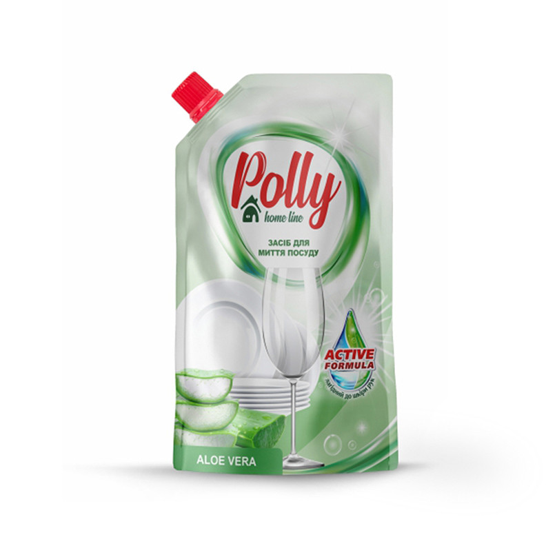 Засіб для миття посуду Polly алое вера дой-пак, 500мл Львів - фото 1