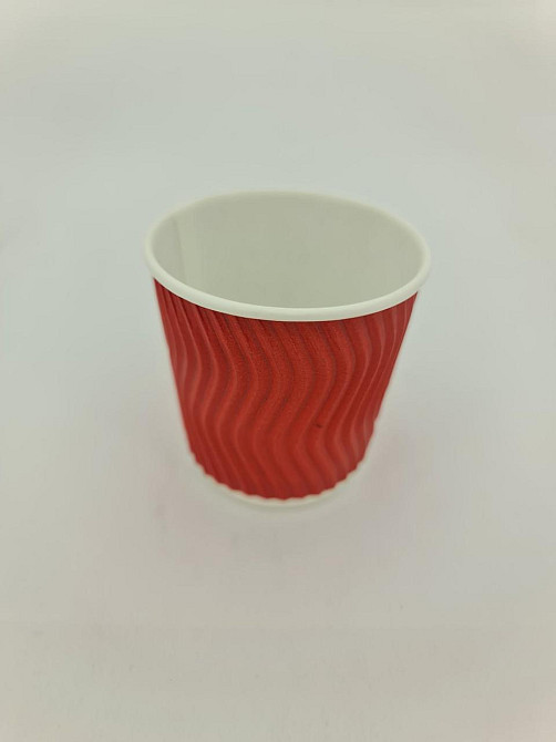 Стакан гофрований 110мл "Червоний" Маестро (20 шт) Харків - фото 4