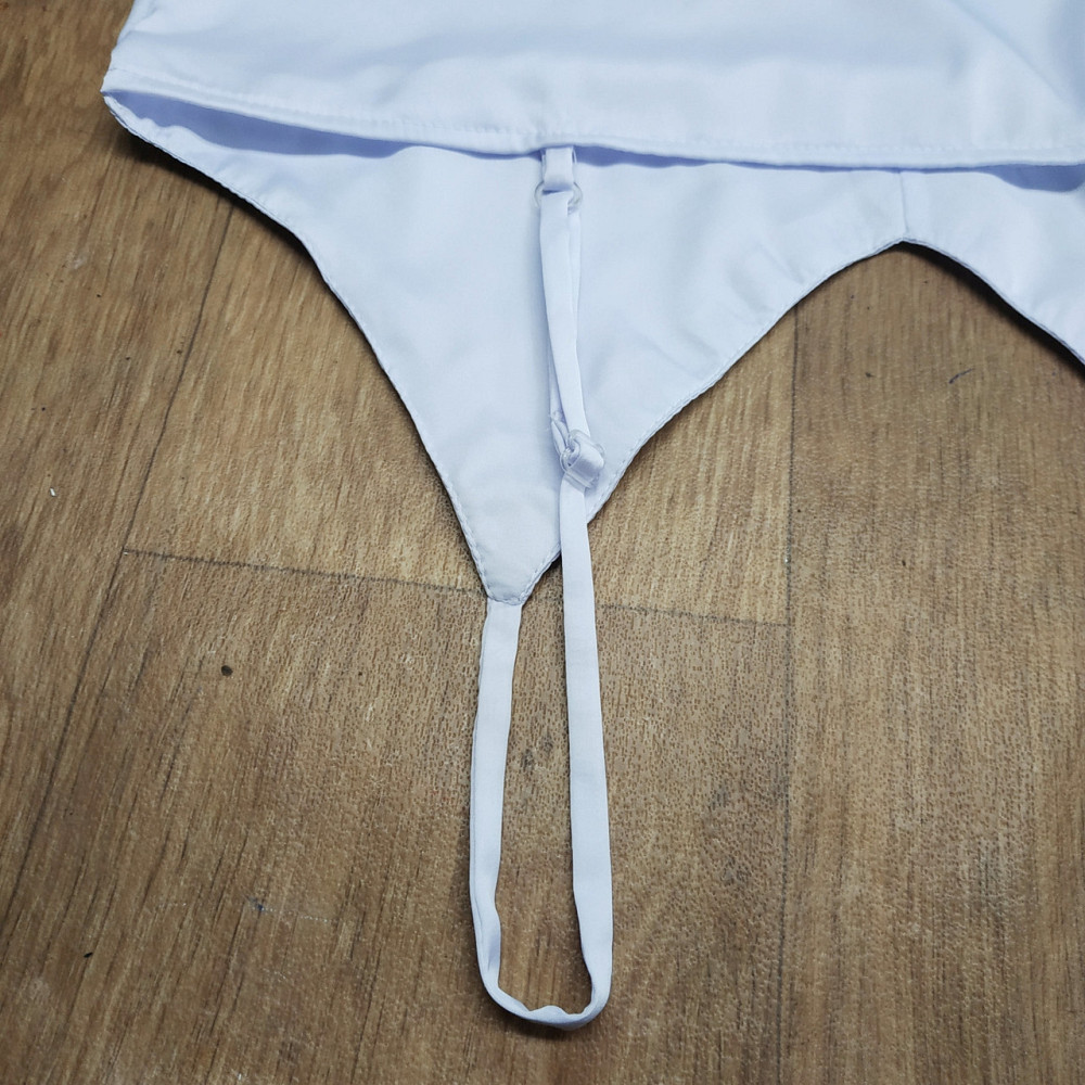 Жіноча нічна сорочка шовкова на регульованих бретельках Білий XS Харків - фото 4