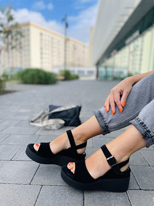 Nivelle Босоніжки жіночі NIVELLE 1873/21700 чорні (літо, замша натуральна) (3717) Коломия - фото 7