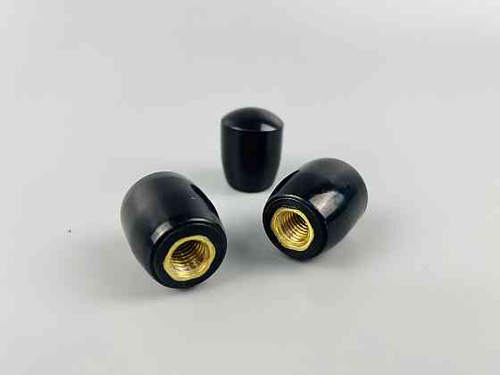 Наконечник важеля універсальний М10, D32 (чорний), латунна втулка різь внутрішня М10 Мукачево