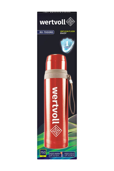 WERTVOLL Термос WERTVOLL "ENJOY" 750 мл SS червоний RX-7000RD Коломия - фото 8
