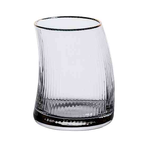 Набір із 6 склянок 400 мл із вигнутими стінками та вертикальним рифленням HP-16-20 Коломыя