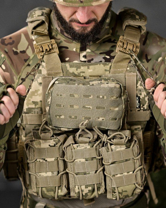 Плитоноска Attack піксель ВТ1009 Одеса - фото 3