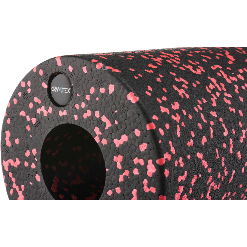 Масажний ролик Gymtek для йоги та фітнесу EPP 30*15см чорно-червоний Київ - фото 4