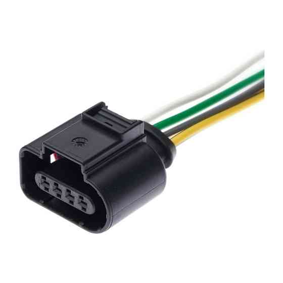 Роз'єм конектор с проводом, 4-кон., Дат, Давл, Во Впускном Коллекторе, 8K0973704, 1670592, Audi, Bugatti, Porsche, Seat, Skoda Київ