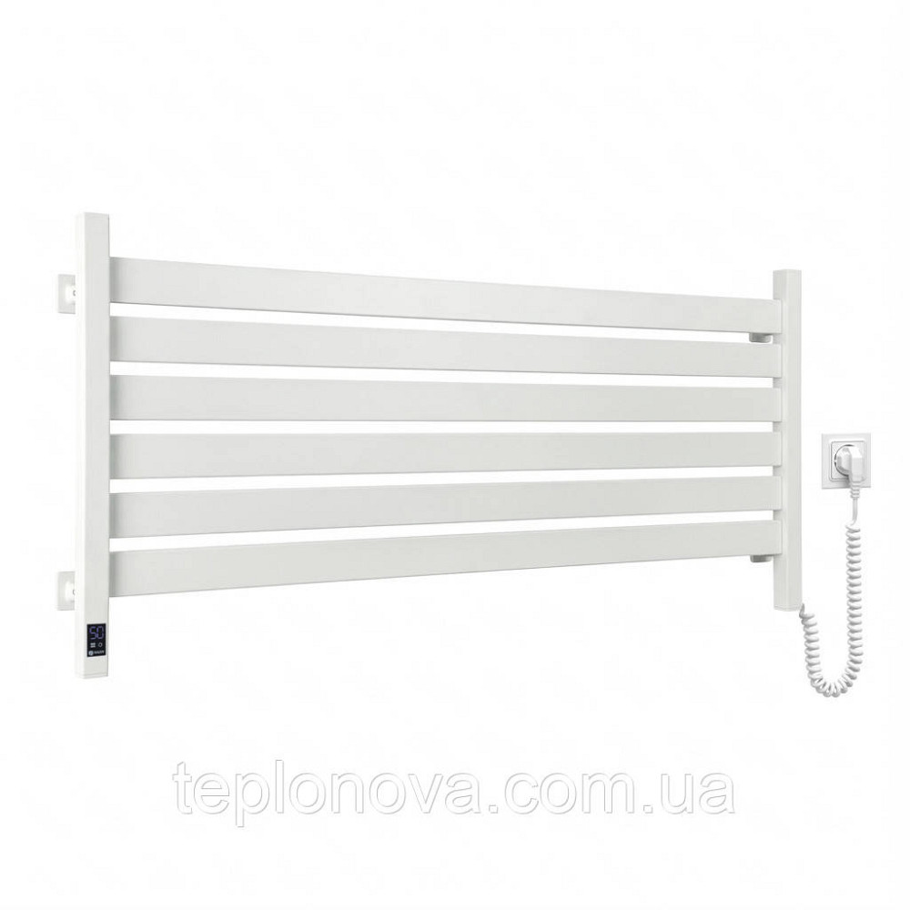 Електрична сушарка для рушників NAVIN Largo 1100х500 Sensor з Wi-Fi, широкий правосторонній, білий оксамит Чернівці - фото 1