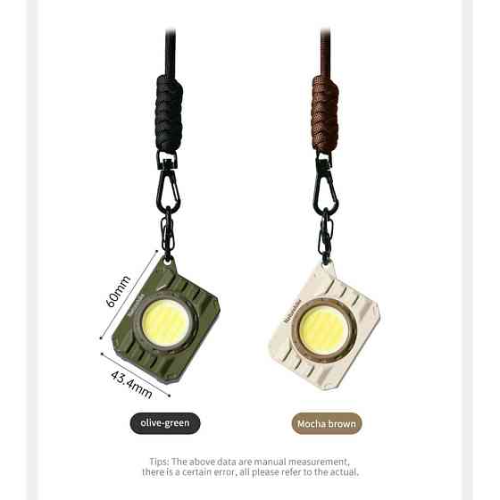 Фонарь наключной Naturehike CNK2450ZM014, оливковый Киев