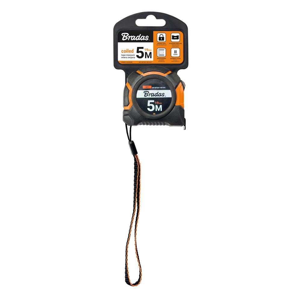 Рулетка на котушці, кінець з нержавіючої сталі, SNAP soft, 5м/25мм, DIY-MTS31-0525/K Київ - фото 3