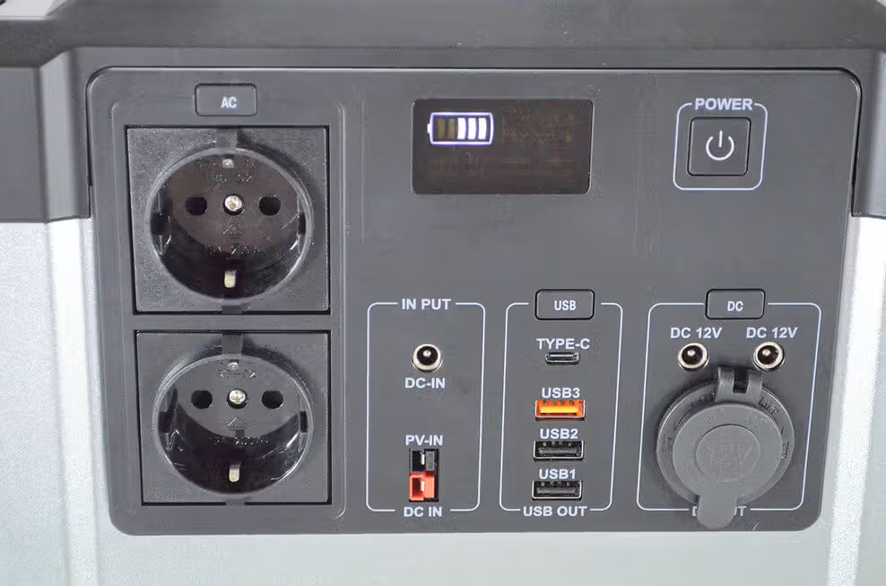 Портативна зарядна станція PremiumPower PB2000N : 2/4 кВт, 3,7 V, 600 Ач (PB2000N) Київ - фото 7