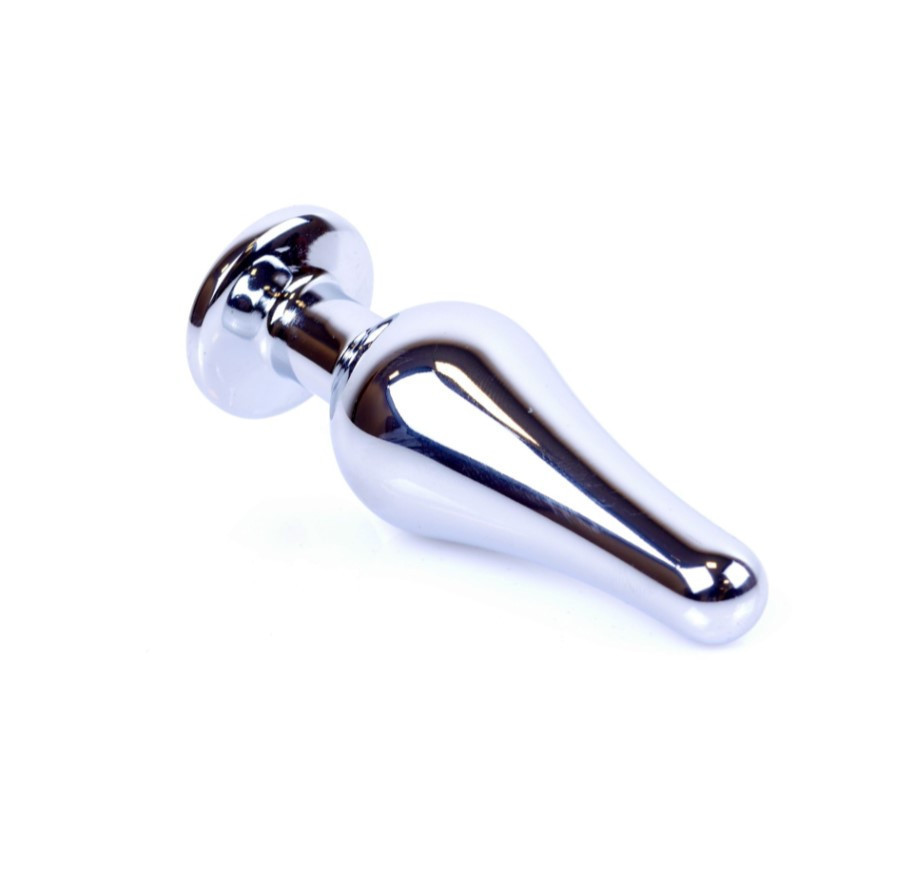 Анальная пробка - Jewellery Silver BUTT PLUG- Dark Blue Sex Aura Киев - изображение 3