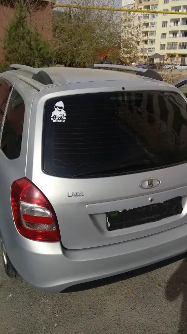 Наклейка на авто Baby on board Белая светоотражающая. Київ - фото 5
