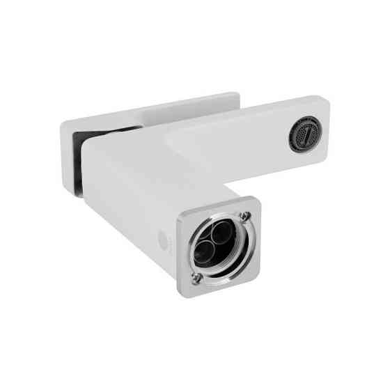 Змішувач для раковини, з гігієнічним душем Qtap Gemini QTGEM272CRW45691 (k35), одноважільний Chrome/White Харків
