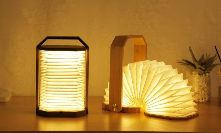 Світильник на акумуляторі Gingko Smart Origami Lamp, натуральний горіх | G033WT Вінниця - фото 4
