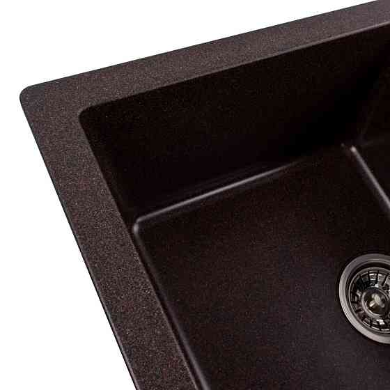 PLATINUM Гранітна мийка для кухні Platinum 6550 INTENSO матова Шоколад Київ