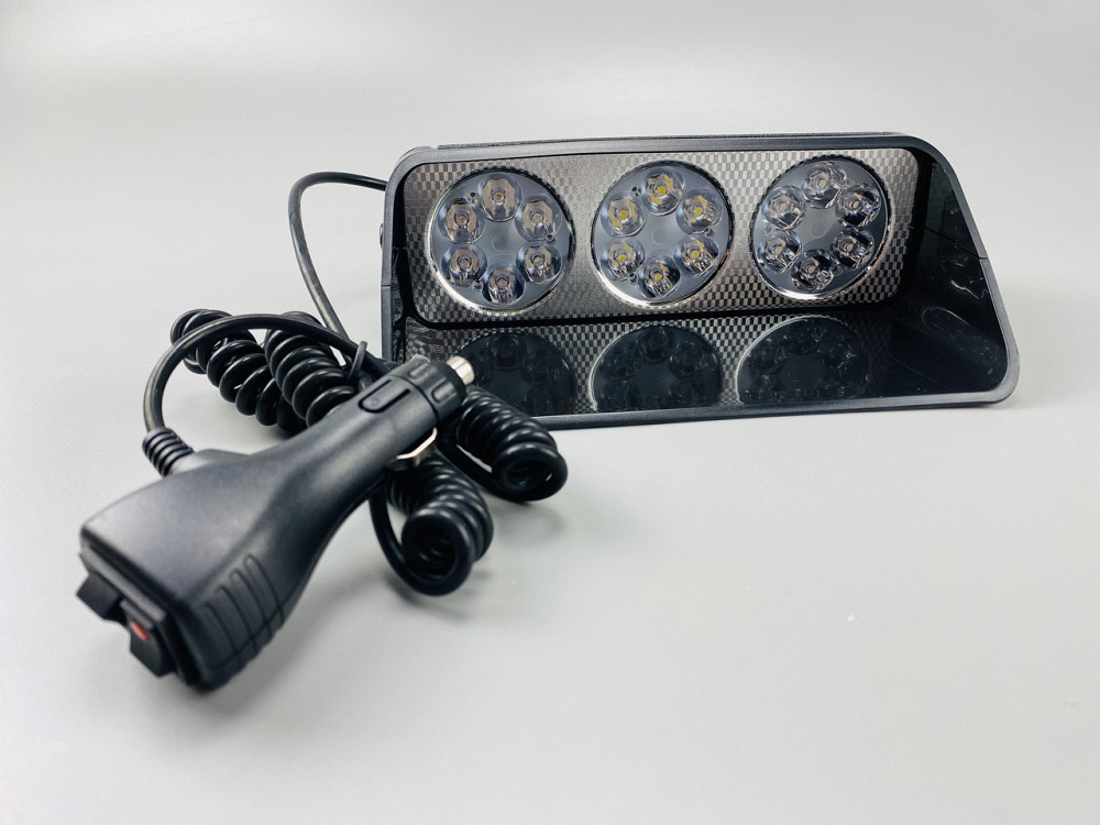 Проблисковий світлодіодний маячок мигалка лампа S18 стробоскоп 9-80V (18 led діодів) Мукачево - фото 5