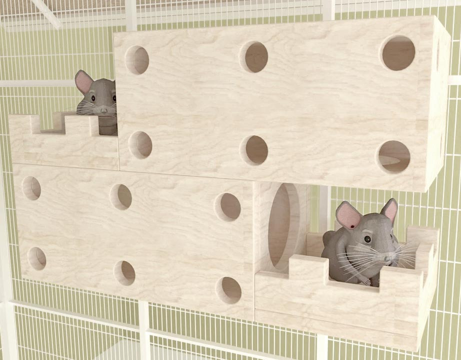 Домик для шиншиллы 
