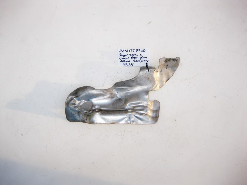 Mercedes-Benz  A2781420720 Захисний екран лівий до кронштейна опори двигуна M278 V8 4.0 4.6л M157 5.5 6.0л ML W166 GL X166 Одеса - фото 1