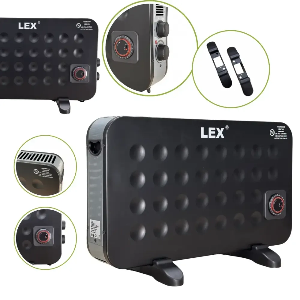 Обогреватель LEX LXZCH01T – электрический, конвекторный, 2000 Вт, стильный дизайн Львов - изображение 7
