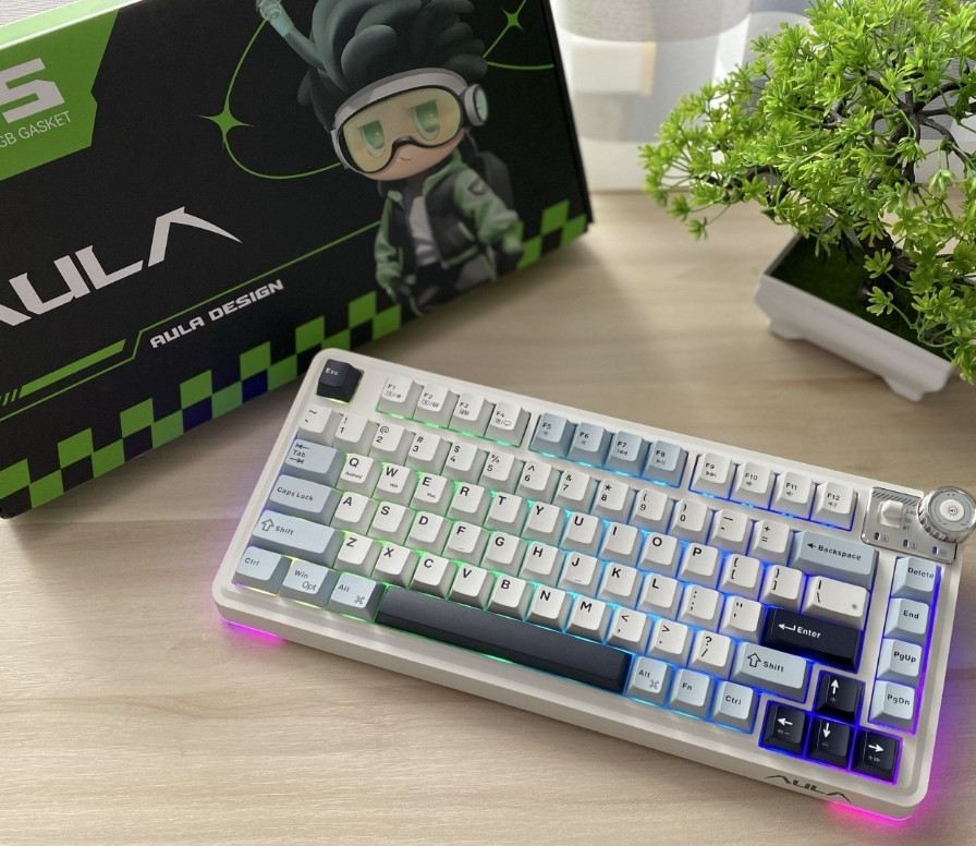 Новая беспроводная механическая клавиатура Aula AU75. Харьков - изображение 6