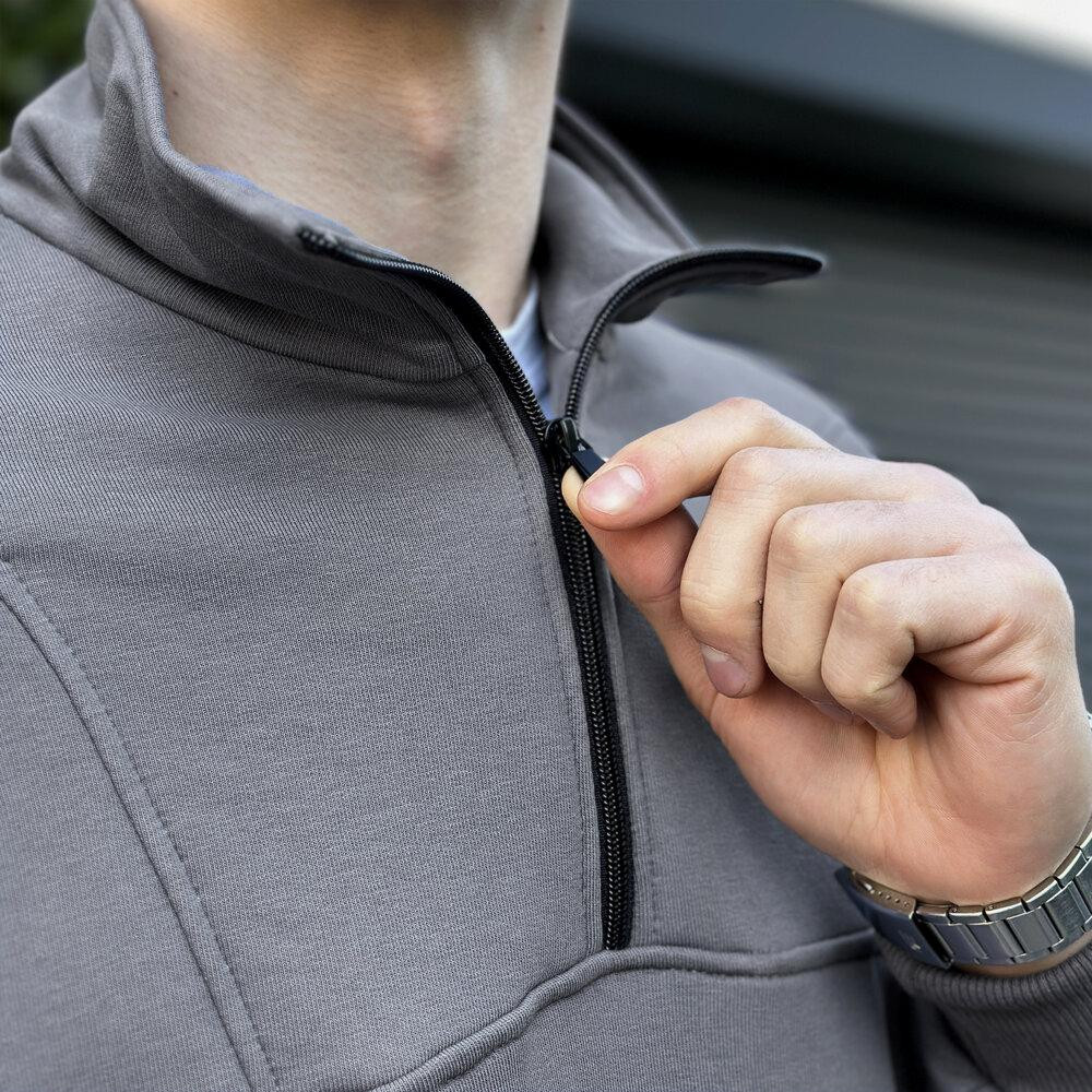 Спортивний костюм чоловічий графіт кофта зі штанами Pobedov Grand Київ - фото 9