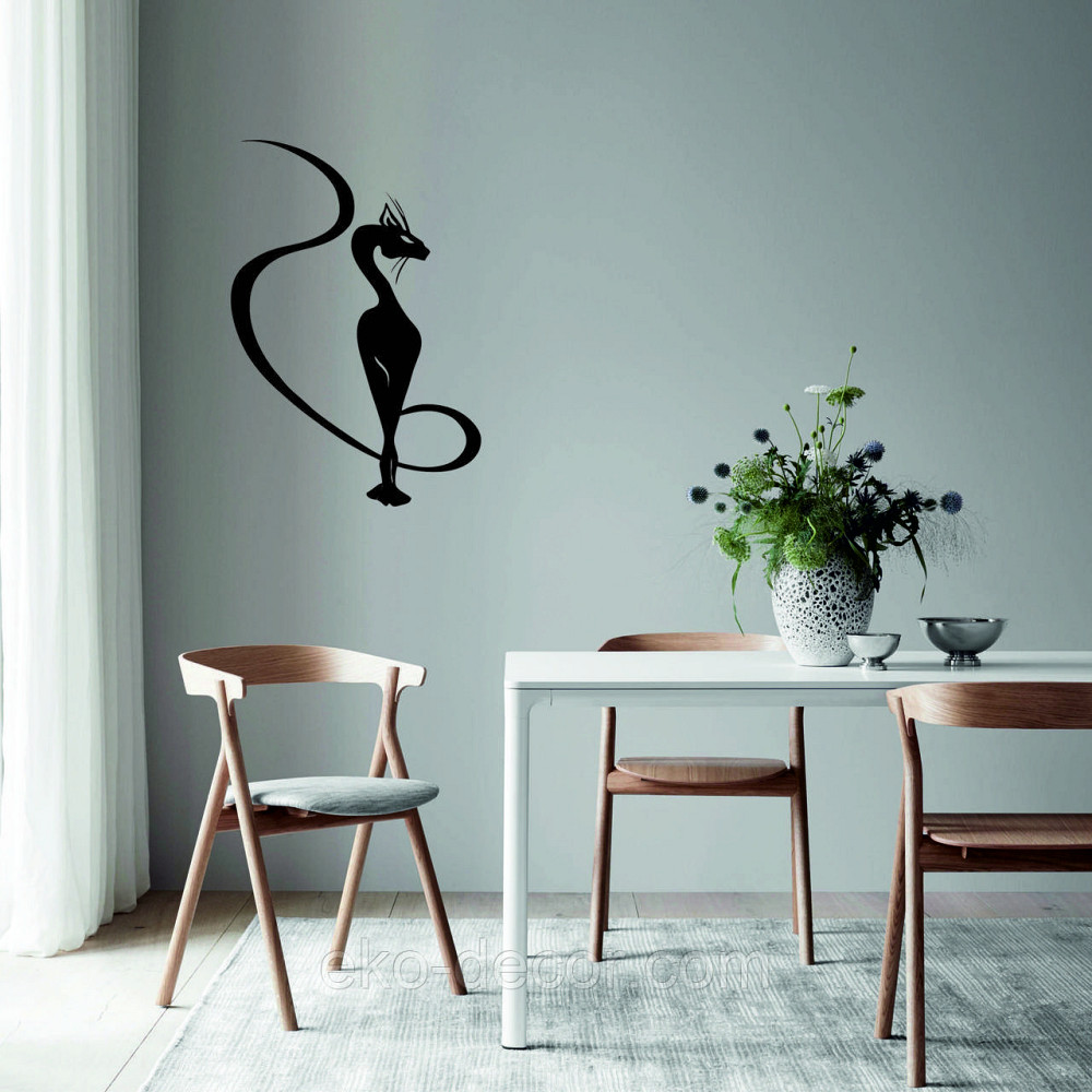 Декоративне настінне 3D Панно «Кіт» Декор на стіну з об'ємом Київ - фото 5