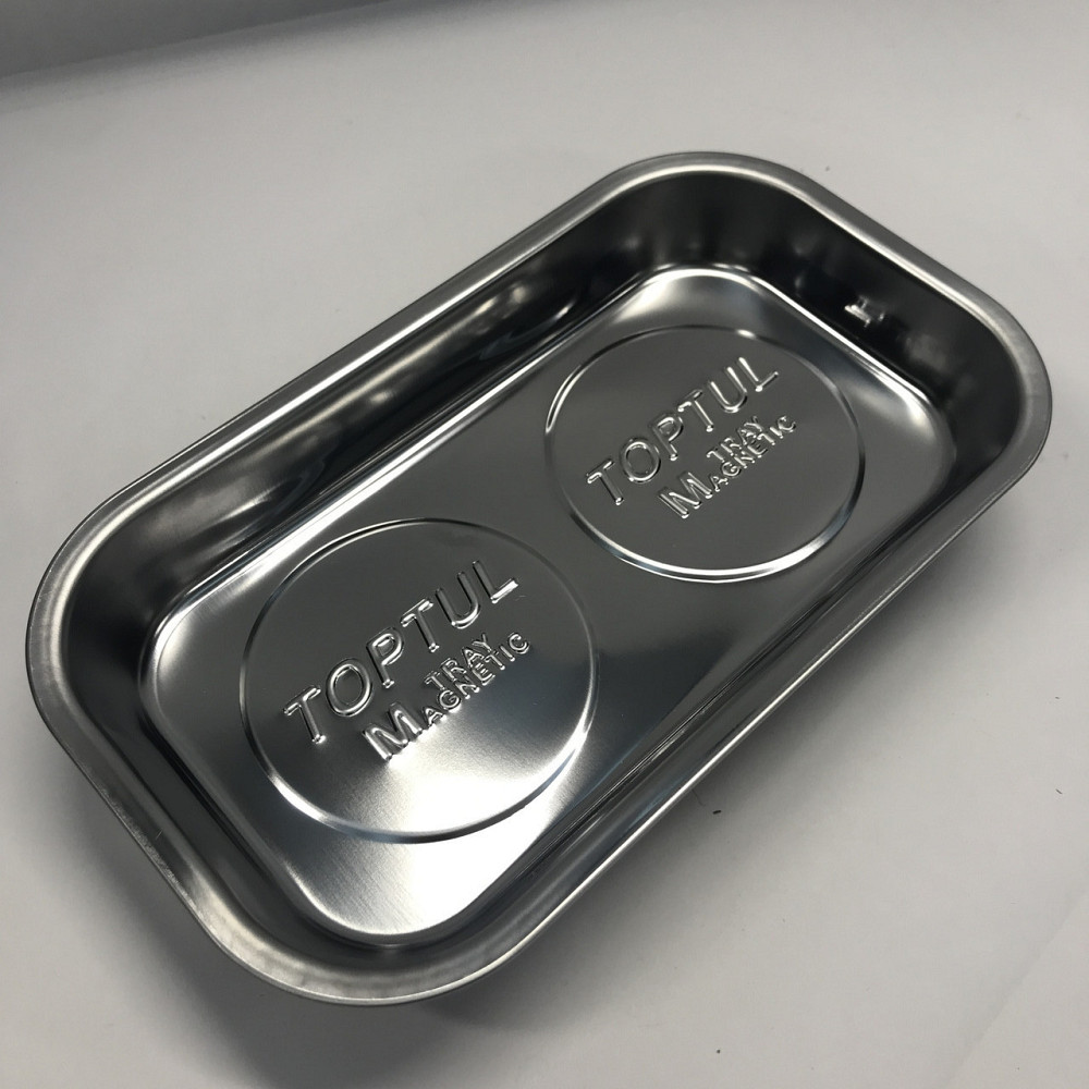 Піддон магнітний прямокутний TOPTUL 240x140x42 мм JJAF2414 Одеса - фото 2