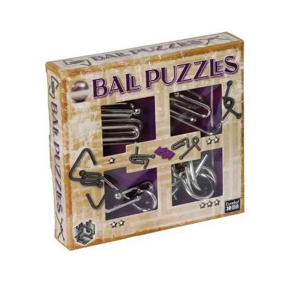 Набір металевих головоломок Ball Puzzless 3D Puzzle 473204, 4 штуки Вінниця