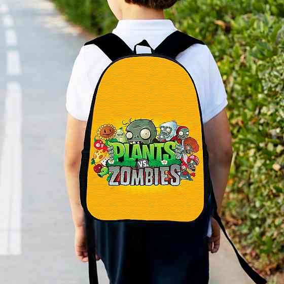 Рюкзак дитячий Рослини проти зомбі "Plants vs. Zombies" 34х27см, міський ранець для хлопчика з принтом (00424) Київ